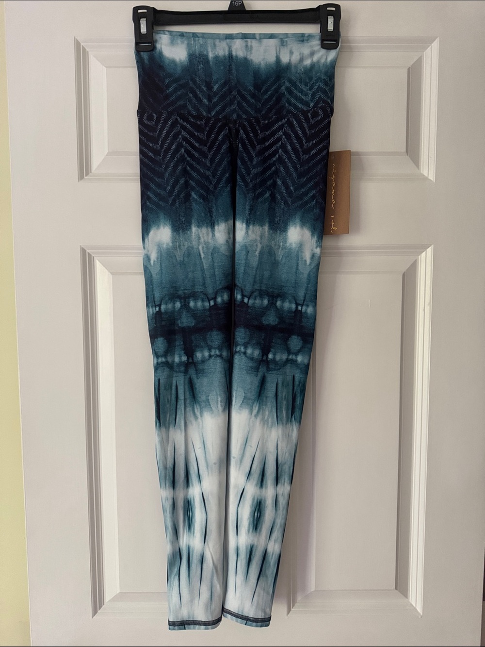 Niyama Sol Blue Kumo Shibori Leggings